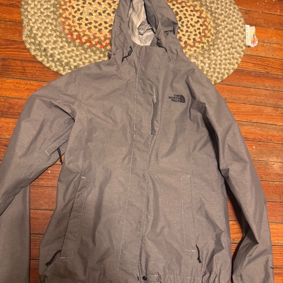 The North Face Women's Gray Jacket rain wear hiking size small - Picture 1 of 5